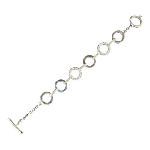 Bracelet Swarowski en mtal argent et cristaux - Label Emmaus - Modalova