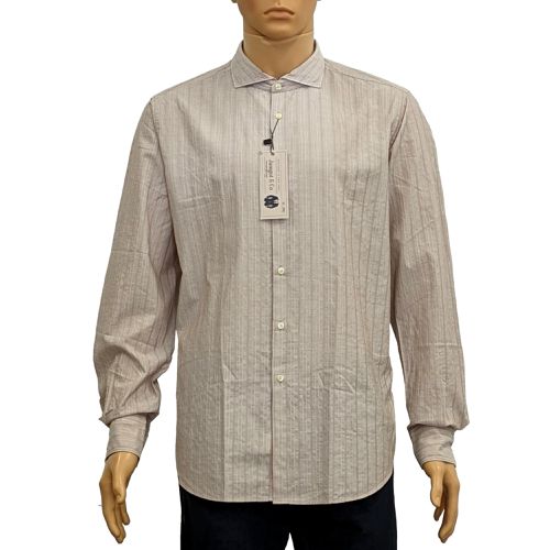 Neuf avec tiquette Chemise T 43 - 17  rayures beige ros - jamgot & co - Modalova