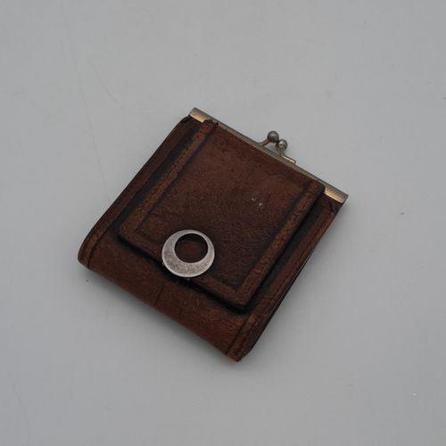 Porte monnaie en cuir avec porte cartes - Label Emmaus - Modalova