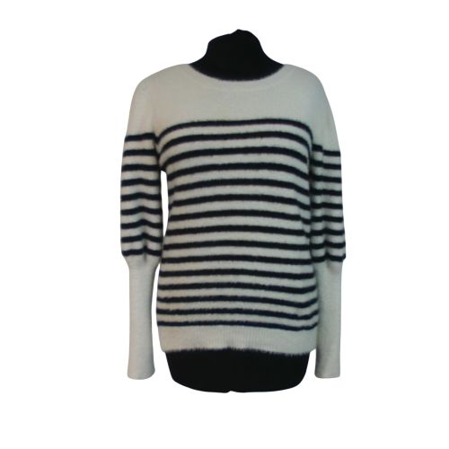 Pull Lili & Lala, et bleu style marinier, taille 40 estimée - Label Emmaus - Modalova