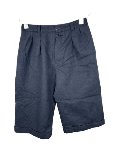 Pantacourt marine en laine - Taille 32/34 - daniel hechter - Modalova