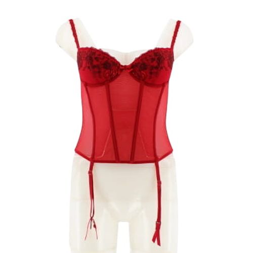Corset bordeaux avec armatures - Taille 90B - etam - Modalova