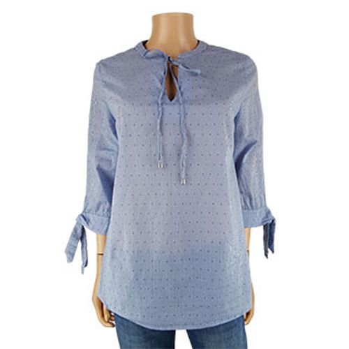 Blouse  rayures et  pois - manches 3/4  - 40 - kiabi - Modalova