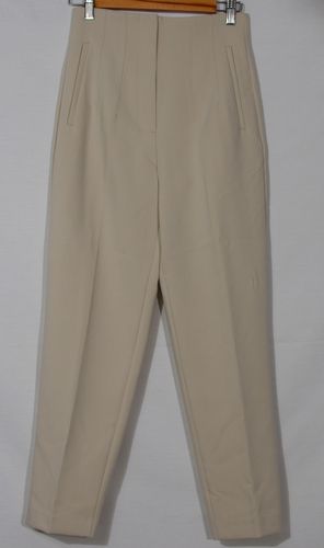 Pantalon carotte crme chic - S - zara - Modalova