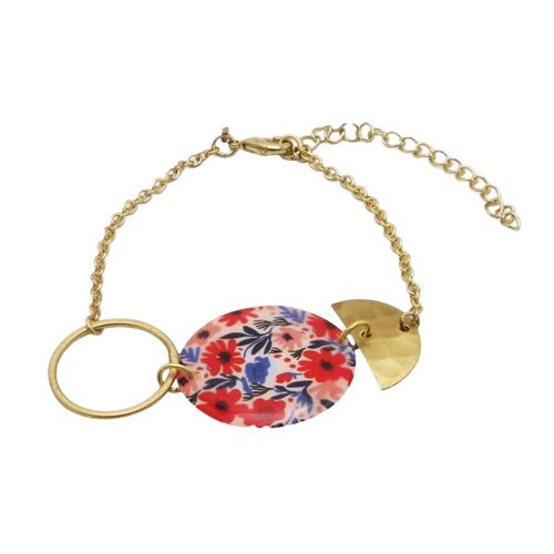 Bracelet Fleurila bleu - artisans du monde - Modalova