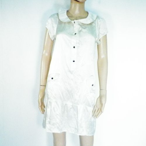 Robe Ecru LYNNADLER T M - Label Emmaus - Modalova