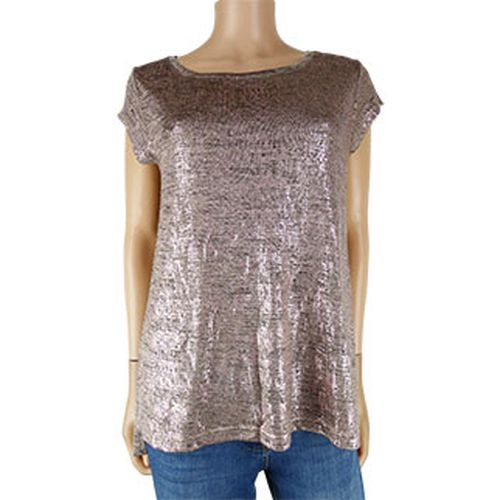 T-shirt beige et chin paillettes - Taille 36/38 - body flirt - Modalova