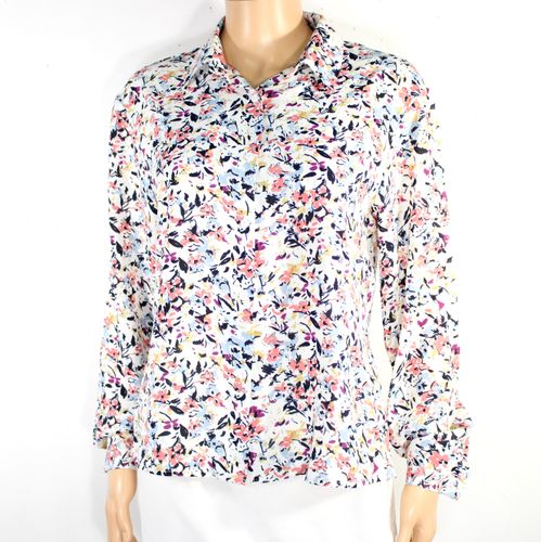 Chemise Femme Blanche Fleuris Paris Taille S - emma ella - Modalova