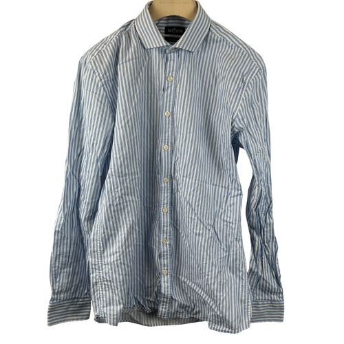 Chemise  rayures /blanc - Taille 44 estim - caf coton - Modalova