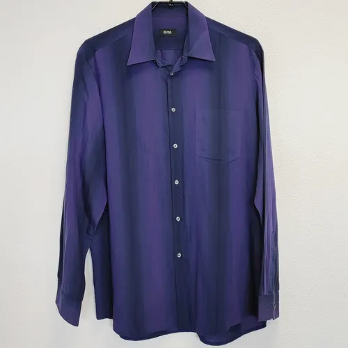 Chemise vintage violette "" - 42 - hugo boss - Modalova