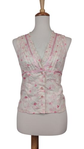 Haut sans manches avec des motifs floraux - 40/M - kooka - Modalova