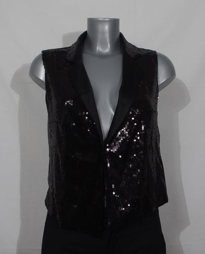 Gilet brillant festif - T1 - kooka - Modalova