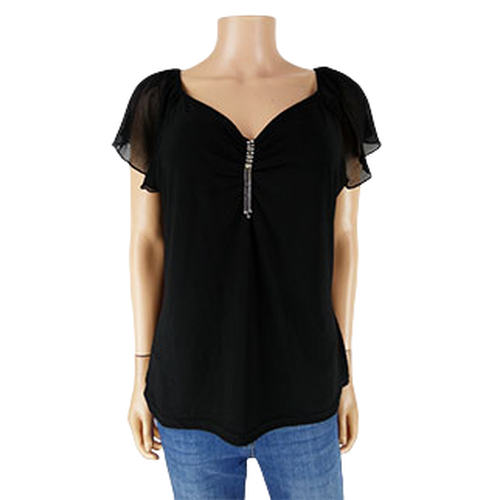 T-shirt avec strass - taille L - woman only - Modalova