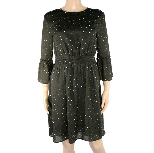 Robe Kaki A Pois H&M Taille 40 - h&m - Modalova