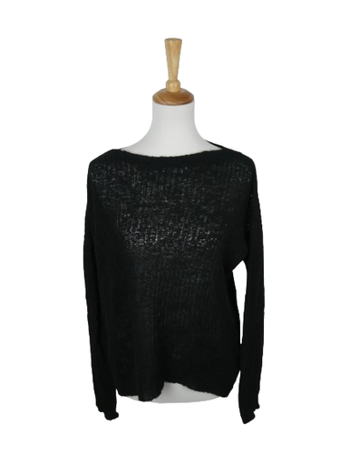 Pull tricot  col rond - Taille M - sisley - Modalova