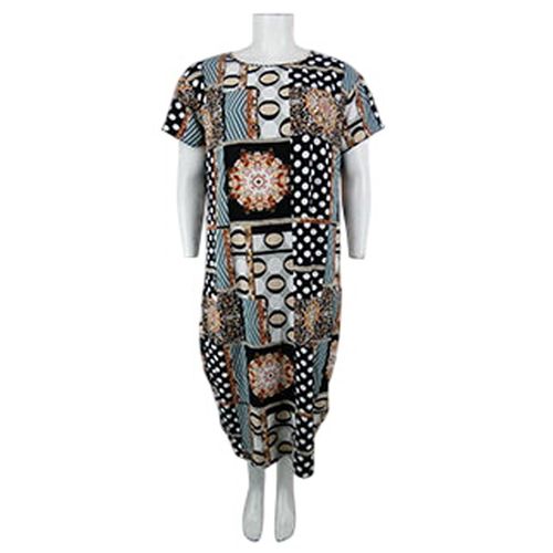 Robe noire imprimée - Taille 3XL - Shein - Modalova