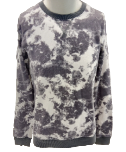 Pull blanc avec motifs camouflage gris - Taille S - bizzbee - Modalova