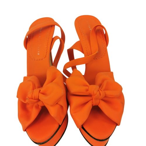 Sandales  plateforme en cuir vinyle avec nud, taille 41 - charlotte olympia - Modalova