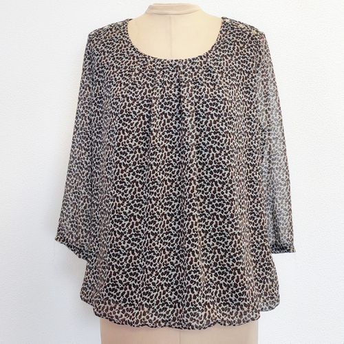 Blouse lgre  motifs lopard - L - armand thierry - Modalova