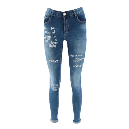 Jeans imprim - taille 36 - miss rj - Modalova