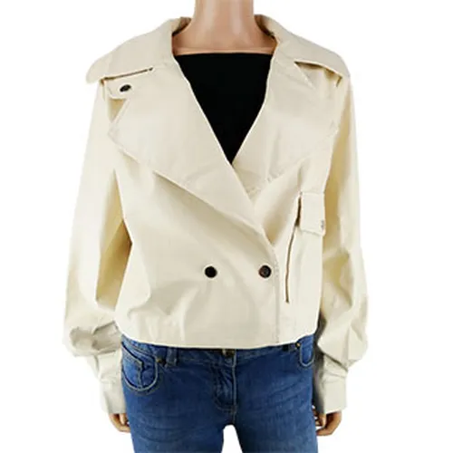 Veste crue simili-cuir - manches longues  - 40/42 - shein - Modalova