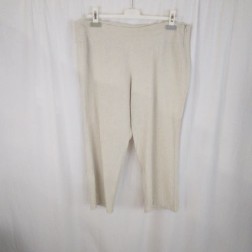 Pantalon en lin Beige - 46 - le comptoir du lin - Modalova