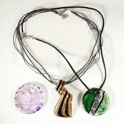 Pendentifs faon "Murano" - Label Emmaus - Modalova