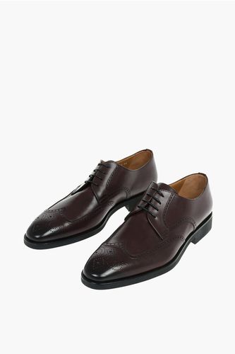 Brogues Details Leather Derby Shoes size 8,5 - Corneliani - Modalova