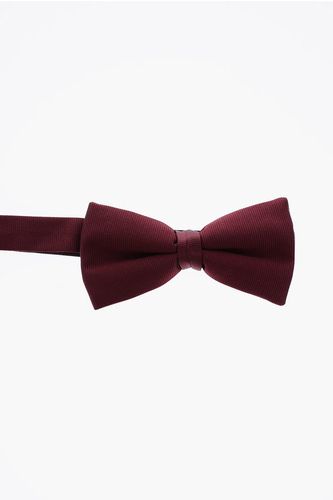 CC COLLECTION Embossed Striped Solid Color Bow Tie size Unica - Corneliani - Modalova