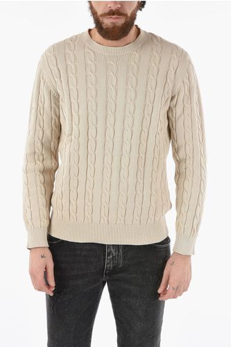 Cotton Cable Knit Crew-Neck Sweater size Xl - Altea - Modalova