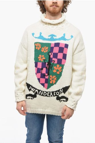 Embroidered Turtleneck Sweater size L/XL - J.W.Anderson - Modalova