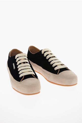 EMPORIO Velour Low-top Sneakers with Suede-leather Detailing size 40 - Armani - Modalova