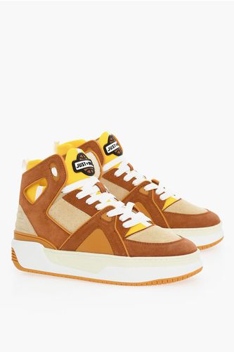 Fabric and Suede BASKETBALL JD1 High-Top Sneakers with Cut-O size 41 - Just Don - Modalova
