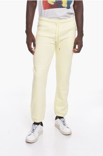 Fleeced-Cotton Pants with Silver Details size M - Honey Fucking Dijon - Modalova