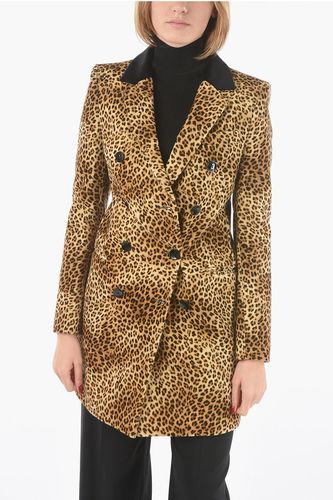 Leopard Velour Double-breasted Coat size 44 - Redemption - Modalova