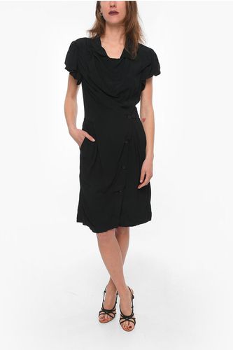 Puffed-sleeve DRUNKEN Viscose Wrap Dress size 40 - Vivienne Westwood - Modalova