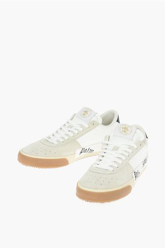 Suede NEW VULCANIZED Low-top Sneakers with Printed Lettering size 42 - Palm Angels - Modalova