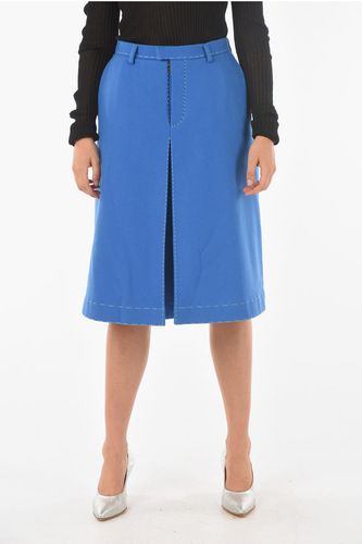 Visible Stitching Virgin Wool Midi Skirt size 40 - Maison Margiela - Modalova
