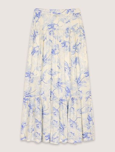 Jupe Longue Imprimé Floral - Maje - Modalova