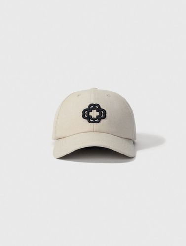 Casquette En Lin Et Coton - Blanc - Maje - Modalova