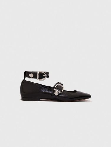 Babies En Cuir Et Studs - Maje - Modalova