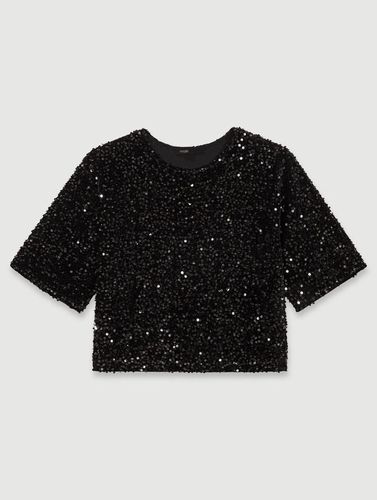 Top En Velours Et Sequins - Maje - Modalova