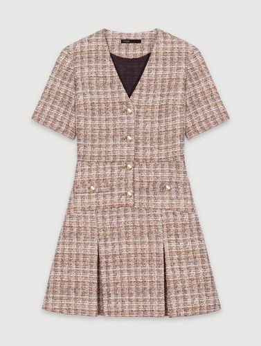 Robe Courte En Tweed - Maje - Modalova