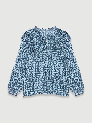 Blouse Imprimée - Bleu - Maje - Maje - Modalova