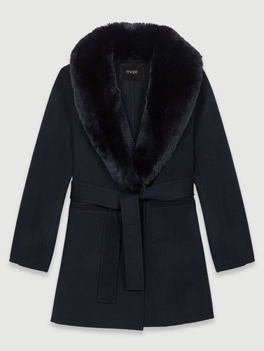 Manteau Mi-long Double Face - Maje - Modalova