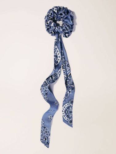 Chouchou Avec Foulard Ruban Imprimé - Maje - Modalova