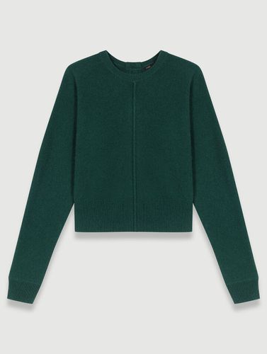 Pull En Cachemire Réversible - Vert - Maje - Modalova