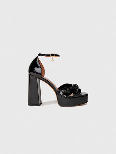 Sandales En Cuir À Plateforme - Maje - Modalova