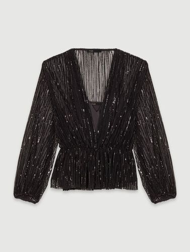 Top Ceinturé À Sequins - Robe à sequin - Maje - Modalova