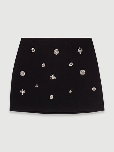 Short Trompe L'Œil À Strass - Tenue de fête - Maje - Modalova